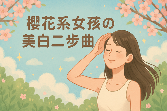 🌸櫻花系女孩的美白二步曲✨