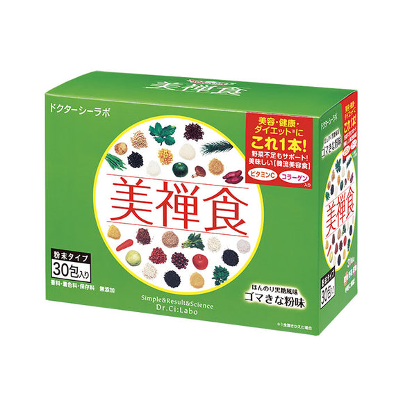 Dr.Ci:Labo 城野醫生 美禪食 黑芝麻黃豆粉風味 462g（15.4g×30包）【健康食品】