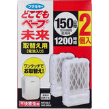 FUMAKILLA VAPE 未來電子驅蚊器 經典款 替換包 150日 2入裝