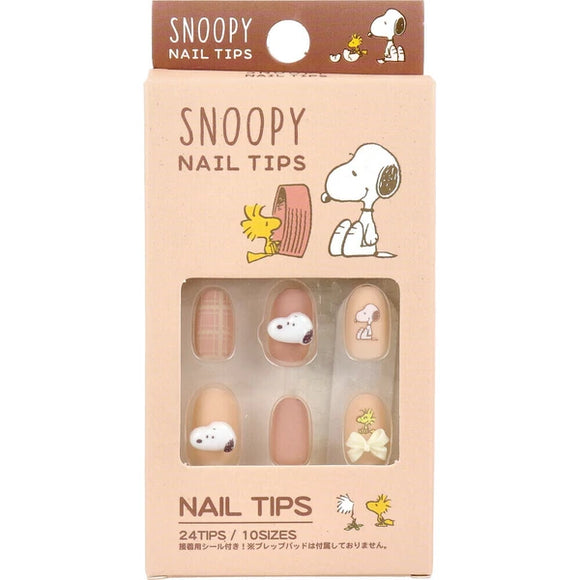 SANTAN 史努比造型 指甲貼片 24枚
