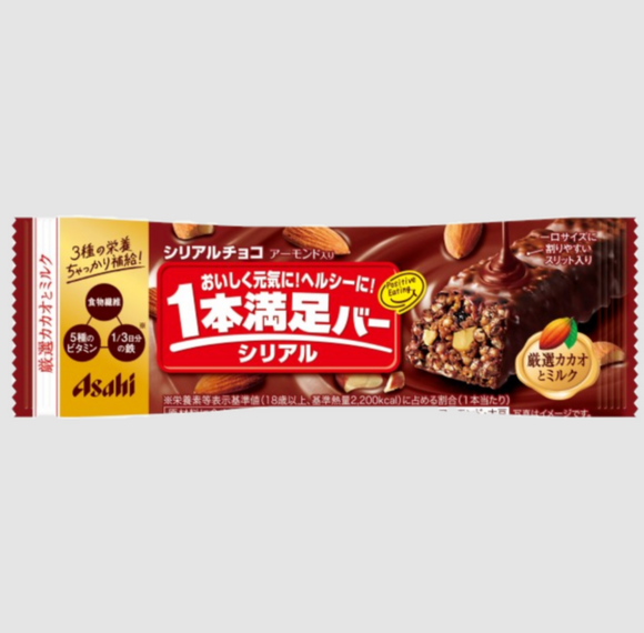 ASAHI 1本滿足 麥片能量棒 杏仁巧克力 (最小購買量：3)