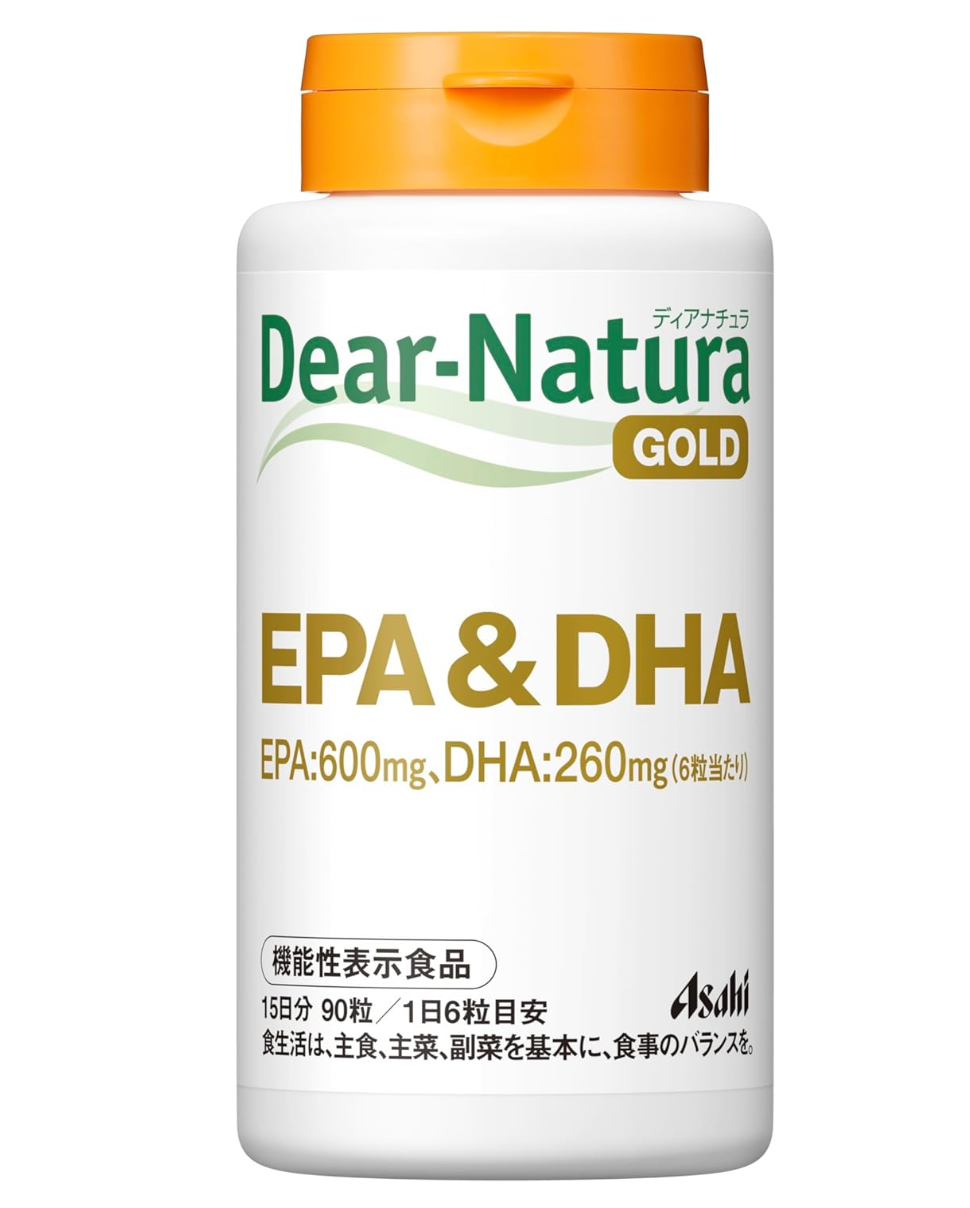 アサヒグループ食品 - Dear-Natura GOLD EPA & DHA 60日分 360粒 アサヒグループ食品 - Dear-Natura GOLD EPA & DHA 60日分 360粒