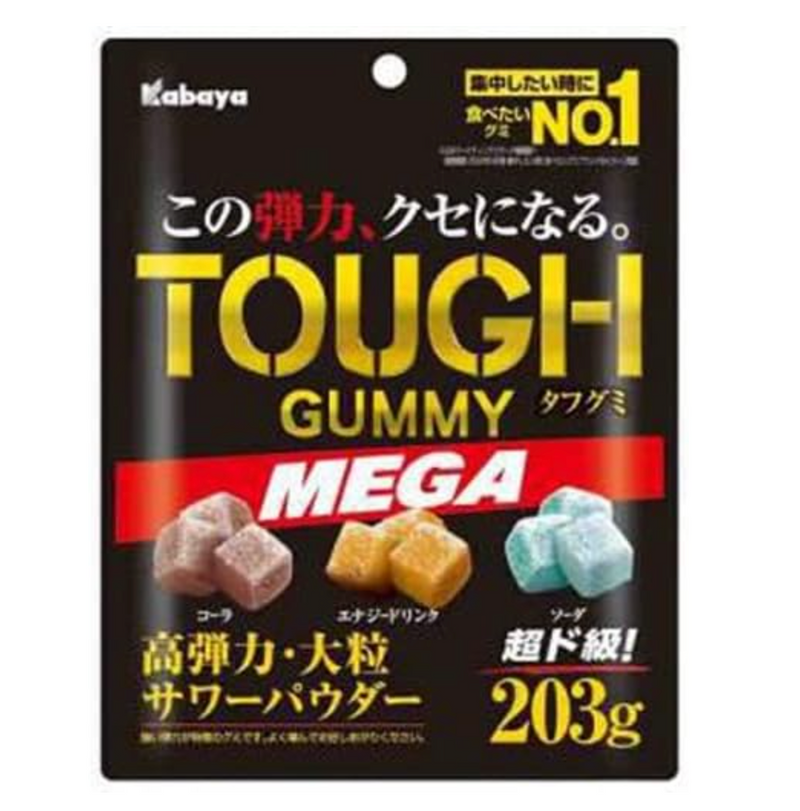 KABAYA TOUGH GUMMY MEGA 超彈力軟糖 203g 6包