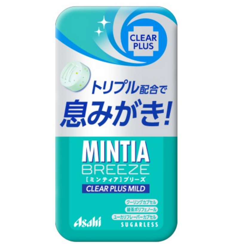 Asahi MINTIA BREEZE 長效口香糖　三重配方超清涼