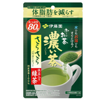 伊藤園お～いお茶 濃い茶 降體脂 抹茶添加 濃茶 綠茶粉 80g