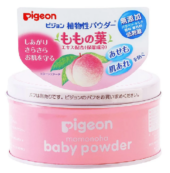 Pigeon貝親  桃子葉嬰兒爽身粉 125g