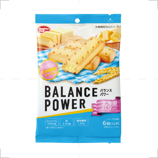 Hamada Confect Balance Power 北海道奶油風味營養餅乾 6袋/12條
