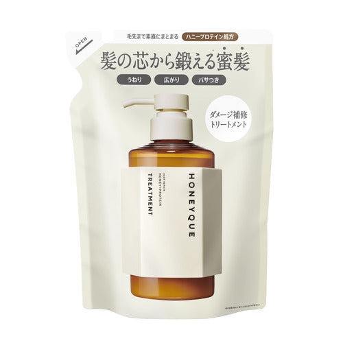 honeyque 深層修護 護髮素 補充裝 400mL