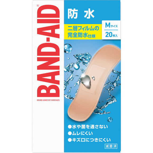 BAND-AID邦迪 Water block 防水OK繃 標準尺寸 20片/盒