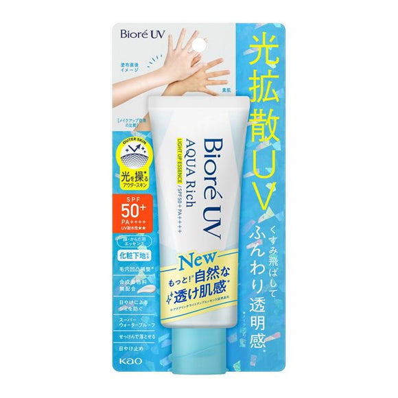 蜜妮 BIORE UV AQUA Rich 光擴散 亮采精華液防曬乳SPF50+ PA++++ 70g