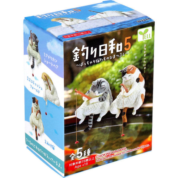 YELL 盒玩 悠閒釣魚日和5 胖胖貓的午後時光 療癒系公仔 1個