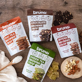 豊産業 bruno 酥脆抹茶布朗尼脆片 60g 天然抹茶風味 無麩質健康零食 下午茶點心首選