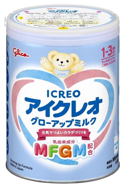 Glico 固力果 ICREO 成長配方奶粉 1～3歲 大罐裝 820g