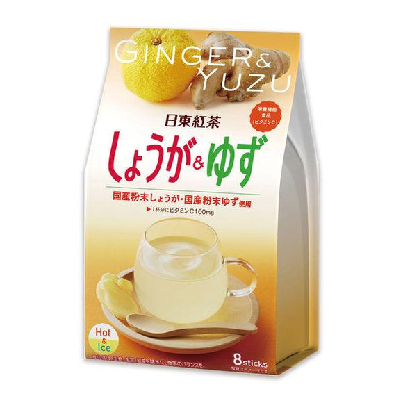日東紅茶 薑汁柚子茶 8包入