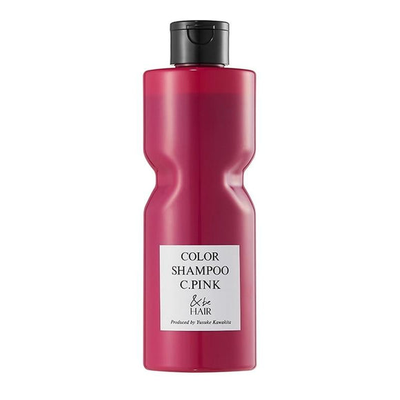 &be HAIR 植萃護色修護 洗髮精 清透粉玫色 280mL