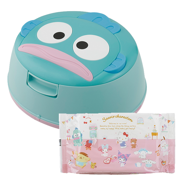 三麗鷗 漢堡魚 濕紙巾 80抽