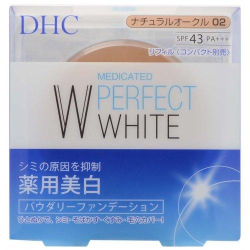 DHC 藥用美白 粉餅 自然黃色明亮色調 02 10克 補充装【醫藥部外品】