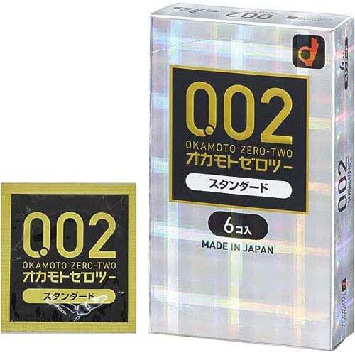 OKAMOTO岡本 0.02極薄保險套 標準版 12入｜非乳膠水感潤滑