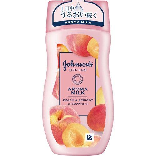 Johnson's Body Care AROMA MILK Johnson & Johnson High Moisturizing Body Lotion Peach Sweet Apricot 200mL