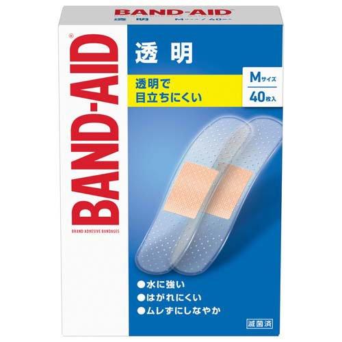 BAND-AID  透明OK繃 40枚入