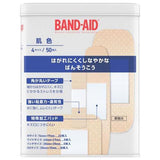 [General medical equipment] BAND-AID flesh-colored Band-Aid 4 sizes 50 pieces