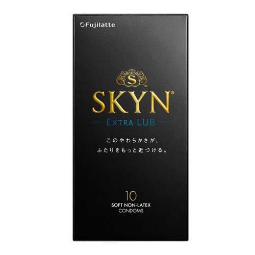 SKYN EXTRA LUB 超滑柔觸保險套 10入｜IR新素材・潤滑加量150%・極致自然感