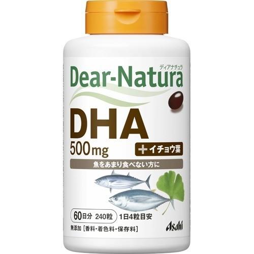 Asahi Dear-Natura DHA + 銀杏 240粒 60日份