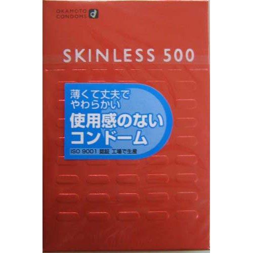 OKAMOTO岡本 Skinless 500保險套 6入｜輕薄耐用・潤滑標準型