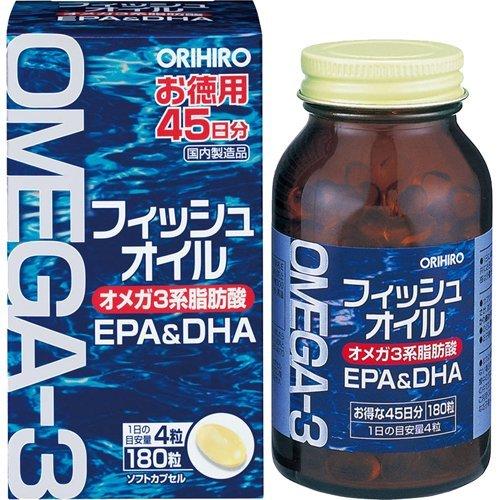 ORIHIRO歐力喜樂 OMEGA-3 EPA & DHA 魚油 180粒