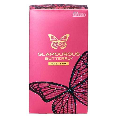 Glamourous Butterfly Moist 1000 保險套 12入｜玻尿酸＋膠原潤滑・女性專用舒適款