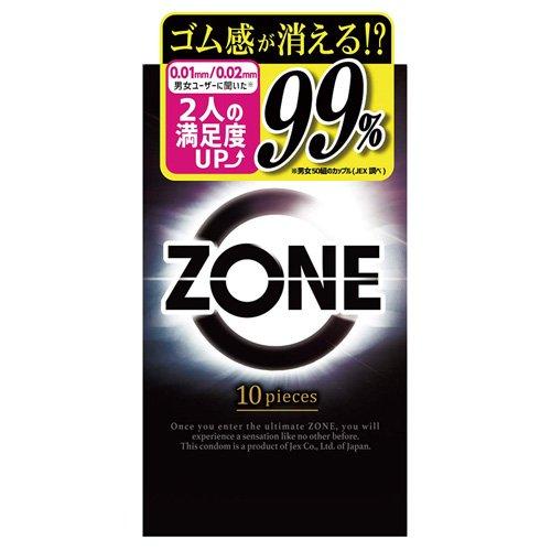 JEX ZONE 保險套 10入｜Stealth潤滑技術・貼合無感・生體感受設計