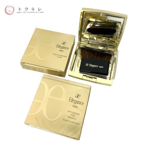 ALBION Elegance 柔光蜜粉 粉盒 附刷具