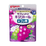 Pigeon Baby Teeth Health Xylitol Sugar Free + Fluoride 60 Tablets 【Edible from 1.5 years old】