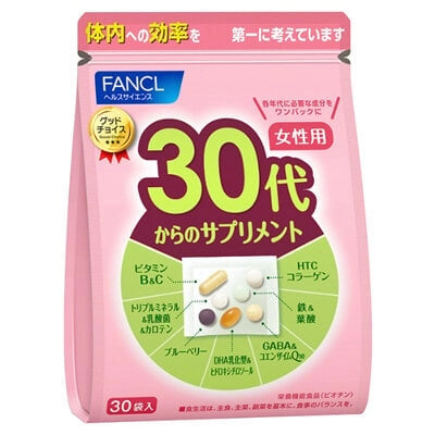 FANCL芳珂 綜合維生素30日量 30袋/包 （ 30歲女性用）