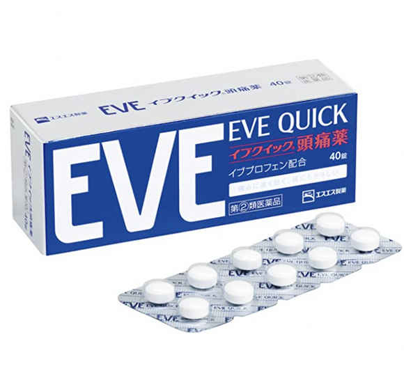 【指定第2類医薬品】 EVE QUICK止痛藥 40錠