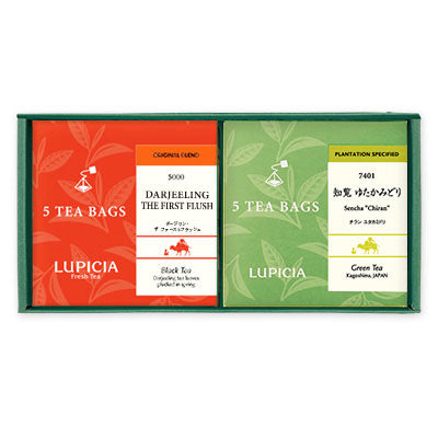 LUPICIA Black Tea & Japanese Tea Bags 5 sachets each