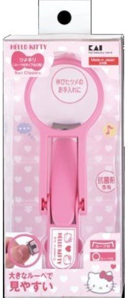 貝印 Hello Kitty 凱蒂貓 放大鏡指甲剪 大口徑 M KK-2521