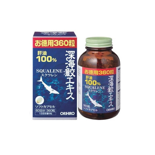 ORIHIRO歐力喜樂 深海鮫魚肝油360粒/瓶