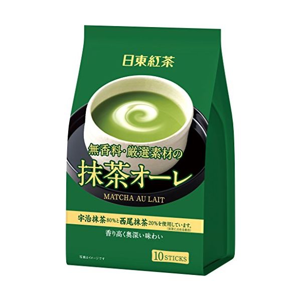 日東紅茶 抹茶歐雷 12g×10本入