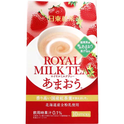 日東紅茶 皇家奶茶 草莓風味 10本入