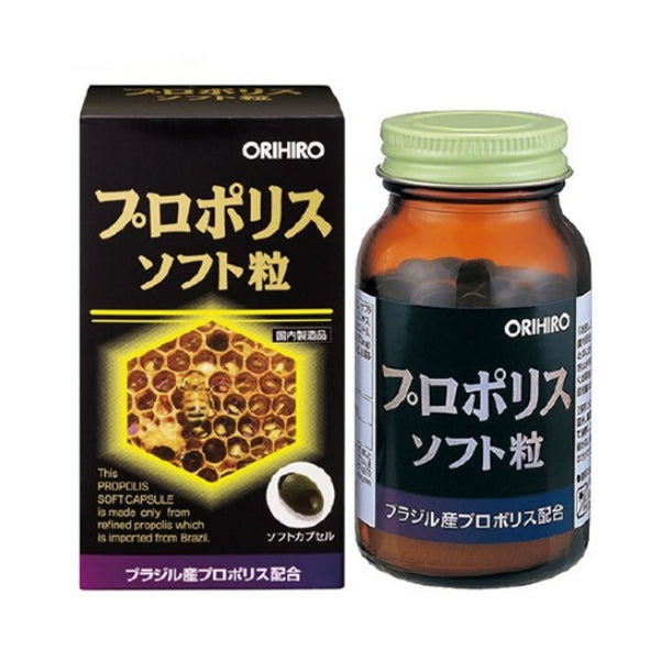 ORIHIRO歐力喜樂 蜂膠軟膠囊 120粒/瓶