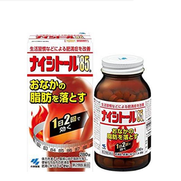【第2類医薬品】小林製藥 腹部減脂片85a 280粒/瓶