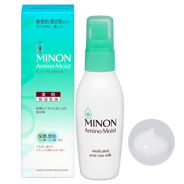 醫藥部外品】MINON AminoMoist乾燥肌混合肌用痘痘肌對策乳液100g