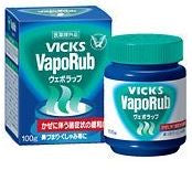 【指定醫藥部外品】VISK VAPORUB 鼻塞改善塗抹藥/傷風感冒舒緩膏 100g （6個月起可用）