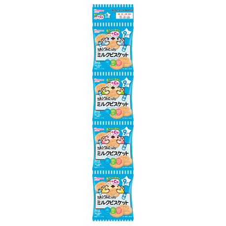 WAKODO Wakodo Children's Calcium Ca Milk Biscuit 10g×4 packs