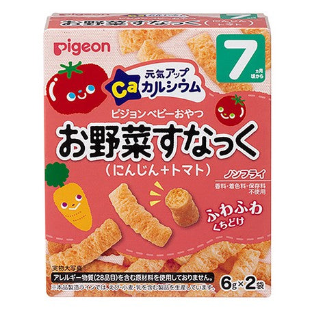 Pigeon radish tomato calcium calcium biscuit stick 6g × 2 bags