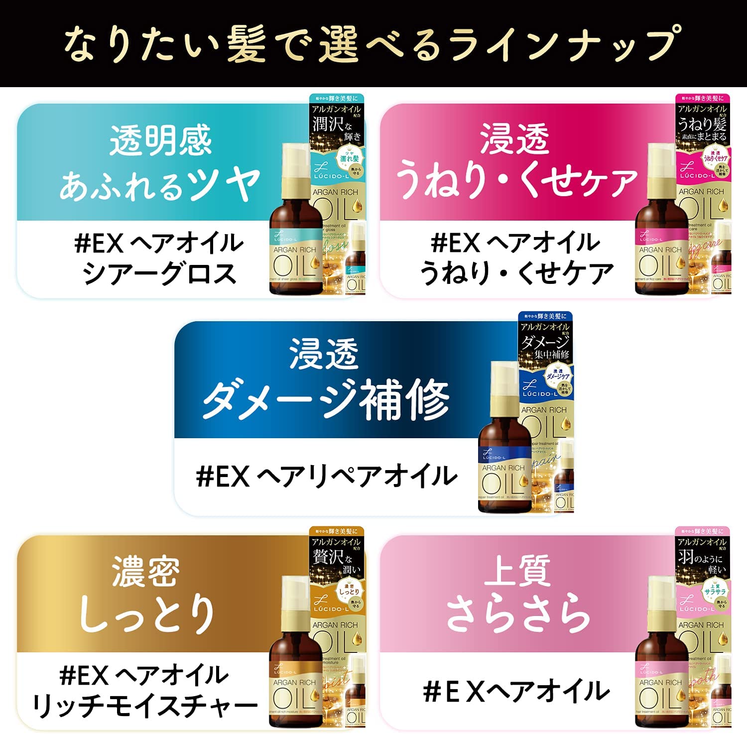 Lucido L ARGAN RICH OIL Treatment EX EBISU lucido-l-argan-rich-oil-treatment-ex-ebisu