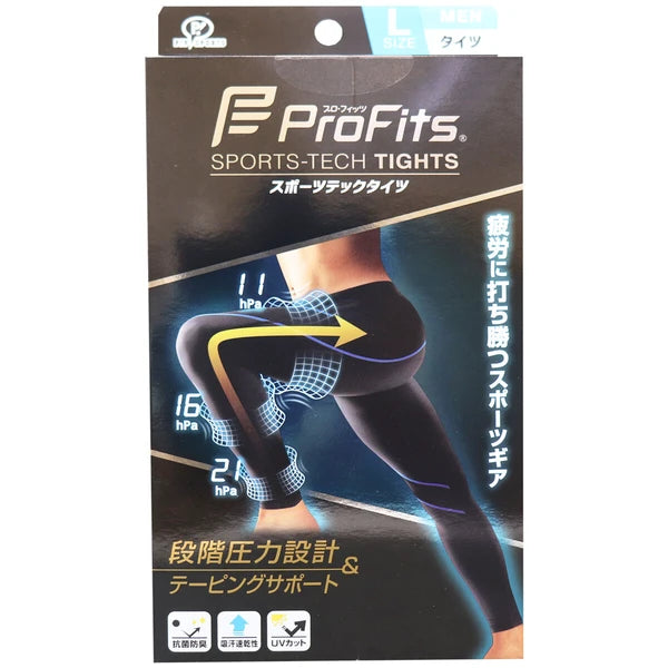 ProFits Sports Tech Tights 運動壓力緊身褲 男款 L尺寸