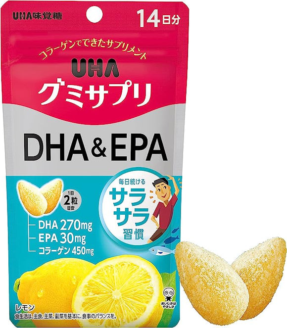 UHA保健軟糖 DHA ＆ EPA 14日份 28粒