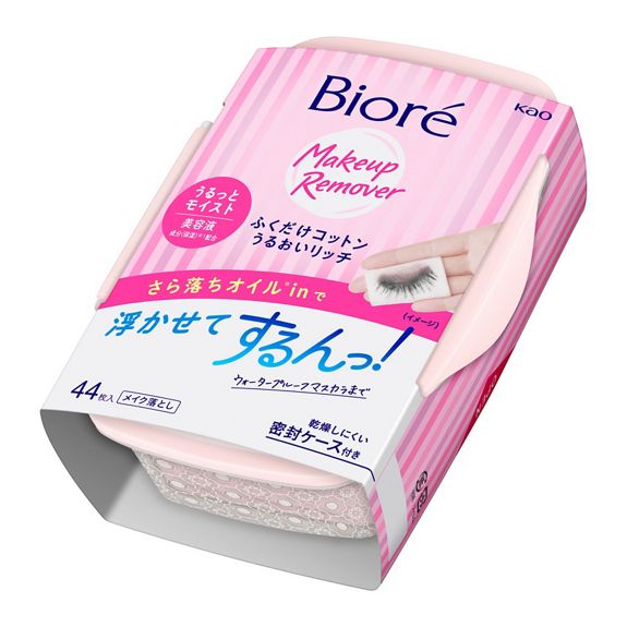 Biore 蜜妮 頂級深層卸粧棉 水嫩保濕型 44片